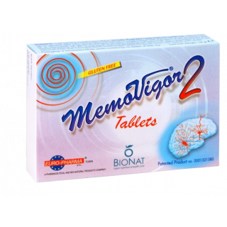 Bionat Memovigor 2 900mg 20 Tabs για Ιλίγγους, Εμβοές, Ενίσχυση Μνήμης