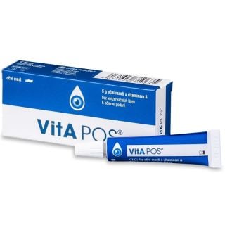 Vita-Pos Eye Ointment Οφθαλμική Αλοιφή με Βιταμίνη Α 5gr