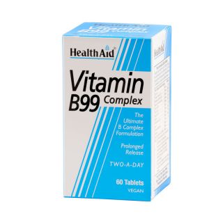 Health Aid B 99 Complex 60 Tabs Σύμπλεγμα Βιταμινών Β