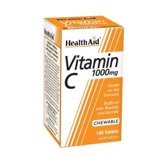 Health Aid Vitamin C 1000mg Chewable Μασώμενη 100 Tabs