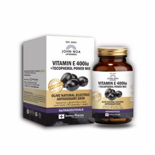 John Noa Vitamin E 400iu & Tocopherol Power Mix Λιποσωμιακό 90caps