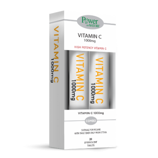 Power Health Vitamin C 1000mg Stevia 2x20 Effervescent Tablets