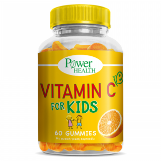 Power Health Vitamin C for Kids 60gummies Παιδικό Συμπλήρωμα Διατροφής για Ενίσχυση του Ανοσοποιητικού
