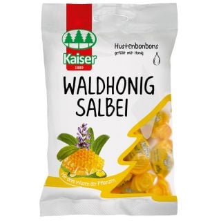 Kaiser Waldhonig Salbei 75gr Candies With Honey For Sore Throat