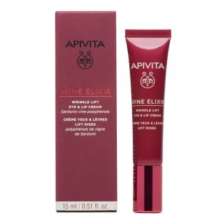 Apivita ΝΕΑ Wine Elixir Αντιρυτιδική Κρέμα Lifting για τα Μάτια & τα Χείλη 15ml