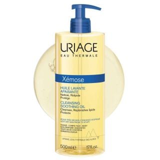 Uriage Xemose Huile Lavante Apaisante 500ml Λάδι Καθαρισμού Προσώπου - Σώματος για Ξηρό Δέρμα