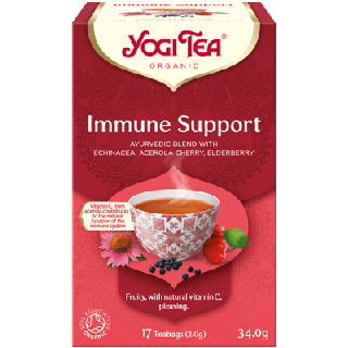 Yogi Tea Organic Τσάι Για Την Ενίσχυση Του Ανοσοποιητικού, 17 Φακελάκια
