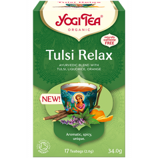 Yogi Tea Organic Με Βασιλικό Tulsi Για Χαλάρωση, 17 Φακελάκια