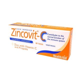 Health Aid Zincovit C Μασώμενη 60 Tabs