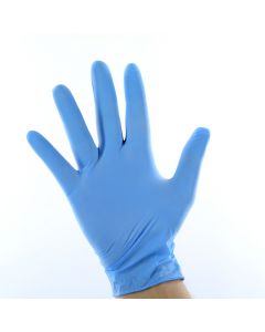 Atlas Vi-Nitrile Γάντια Νιτριλίου Μπλε Large Χωρίς Πούδρα 100τεμάχια
