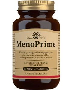 Solgar MenoPrime Συμπλήρωμα Διατροφής για την Εμμηνόπαυση 30ταμπλέτες