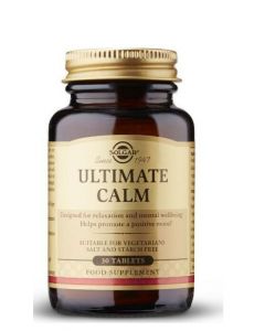 Solgar Ultimate Calm Συμπλήρωμα Διατροφής για Μείωση Άγχους 30ταμπλέτες