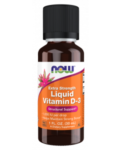 Now Foods Extra Strength Liquid Vitamin D3 30ml Πόσιμο Συμπλήρωμα Διατροφής Βιταμίνης D3