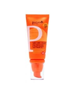 Panthenol Extra Sun Care Color Spf50 50ml High Protection & Color Coverage Face Gel-Cream