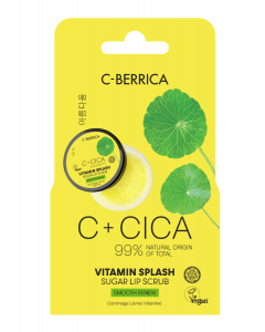  Natura Siberica C-Berrica C+ Cica Vitamin Splash Sugar Scrub Χειλιών 10ml