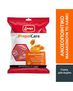Lanes Propol Care Καραμέλες για τον Λαιμό Μέλι & Λεμόνι 54gr