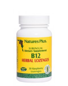 Nature's Plus Vitamin B-12 1000mcg Συμπλήρωμα Διατροφής Βιταμίνη Β-12 30παστίλιες