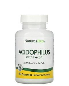 Nature's Plus Acidophilus with Pectin Συμπλήρωμα Προβιοτικών 90κάψουλες