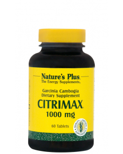 Nature's Plus, Citrimax 1000mg 60ταμπλέτες Αντιμετώπιση Χοληστερίνης & Τριγλυκεριδίων & Μείωση Όρεξης