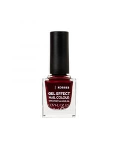 Korres Gel Effect Nail Colour, 55 Pomegranate 11ml Βερνίκι Νυχιών