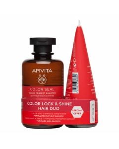 Apivita Promo Color Seal Σαμπουάν Προστασίας Χρώματος 250ml & Μαλακτική Κρέμα Προστασίας Χρώματος 150ml