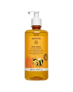 Apivita Mini Bees Gentle Kids Shower Gel Orange & Honey Απαλό Αφρόλουτρο Για Παιδιά Με Πορτοκάλι & Μέλι 500ml