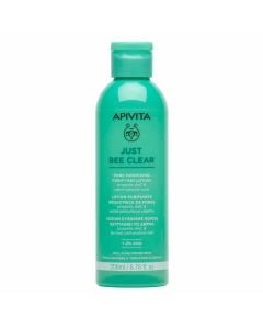 Apivita Just Bee Clear Pore Minimizing Purifying Lotion with propolis AmC & Plant Salicylic Acid 200ml