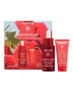 Apivita Promo Beevine Elixir Ορός Ενεργοποίησης Για Σύσφιξη & Lifting 30ml & Δώρο Bee Sun Safe Αντηλιακή Κρέμα Προσώπου Κατά Των Πανάδων & Των Ρυτίδων Spf50 15ml