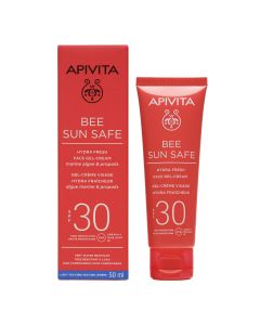 Apivita Bee Sun Safe Hydra Fresh Face Gel-Cream SPF30 50ml Ενυδατική Κρέμα-Gel Προσώπου με Θαλάσσια Φύκη & Πρόπολη