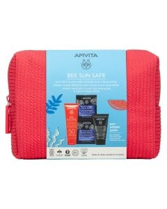 Apivita Promo Bee Sun Safe Κρέμα Προσώπου Κατά των Πανάδων & των Ρυτίδων Spf50 50ml & Δώρο Black Detox Τζελ Καθαρισμού Προσώπου 50ml & Δώρο Express Beauty Μάσκα Προσώπου με Θαλάσσια Λεβάντα 2x8ml