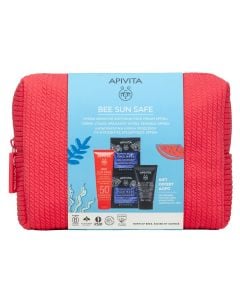 Apivita Promo Bee Sun Safe Hydra Sensitive Αντηλιακή Κρέμα-Gel Προσώπου Spf50 50ml & Δώρο Black Detox Τζελ Καθαρισμού Προσώπου 50ml & Δώρο Express Beauty Μάσκα Προσώπου με Θαλάσσια Λεβάντα 2x8ml