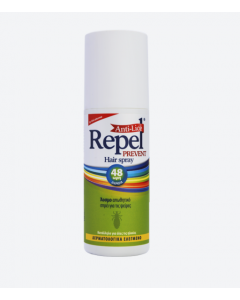 Uni-Pharma Repel Prevent Hair Spray 150ml 'Αοσμο Απωθητικό Σπρέι για τις Ψείρες
