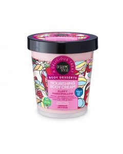 Natura Siberica - Organic Shop Body Desserts Fluffy Marshmallow Nourishung Body Cream 450ml Θρεπτική Κρέμα Σώματος 