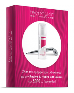 Tecnoskin Gift Box Revive & Hydra Lift Cream Ενυδατική/Αντιρυτιδική Κρέμα Προσώπου 50ml & Face Roller