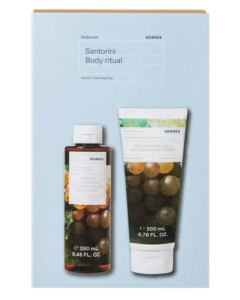 Korres Gift Set Αμπέλι Σαντορίνης Αφρόλουτρο 250ml + Γαλάκτωμα Σώματος 200ml 