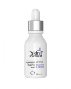 InterMed The Skin Pharmacist Restore & Renew Niacinamide (Vitamin B3) 10 % & Zinc PCA 1 % Serum 30ml Ορός Αντιμετώπισης των Ατελειών  &  Μείωσης της Λιπαρότητας
