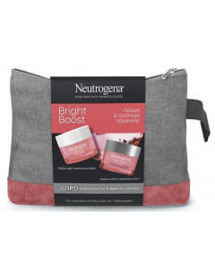 Neutrogena Promo Bright Boost Κρέμα-Gel για Λάμψη - Πρόληψη Γήρανσης 50ml & Bright Boost Κρέμα Νυκτός Αντιγήρανσης & Λάμψης 50ml & Δώρο Τσαντάκι