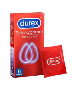Durex Total Contact 6 εξαιρετικά λεπτά προφυλακτικά
