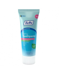 Tepe Daily Toothpaste Wild Pepermint 75ml Οδοντόκρεμα με Φθόριο 1450 ppm Απαλή Γεύση Μέντα