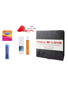 Be My Valentine Box No.1 with Durex Pleasuremax Προφυλακτικά 3τμχ & Durex Classic H2Ο Λιπαντικό 50ml & Korres Άρωμα 10ml & Δώρα Έκπληξη 1pc