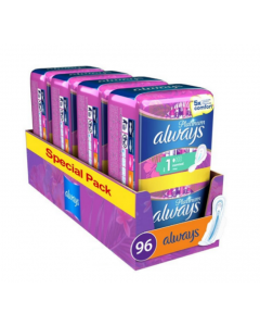 Always Ultra Platinum Normal Plus Σερβιέτες No1 96 τεμάχια