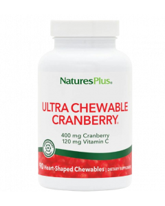 Nature's Plus Ultra Chewable Cranberry για το Ουροποιητικό Σύστημα 90 μασώμενες ταμπλέτες