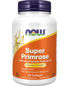 Now Foods Super Primrose 60softgels Συμπλήρωμα Διατροφής για την Εμμηνόπαυση