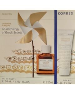 Korres Promo Cashmere Kumquat An Anthology of Greek Scents με Eau de Toilette 50ml & Ενυδατικό Γαλάκτωμα Σώματος 125ml