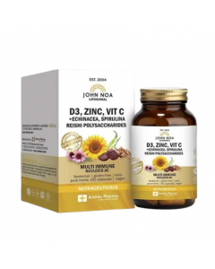 John Noa Multi Immune D3 Zinc & Vitamin C Λιποσωμιακό για την Ενίσχυση του Ανοσοποιητικού 60caps