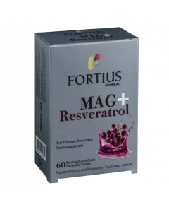 Geoplan Fortius Mag+ Resveratrol 60ταμπλέτες Συμπλήρωμα Διατροφής