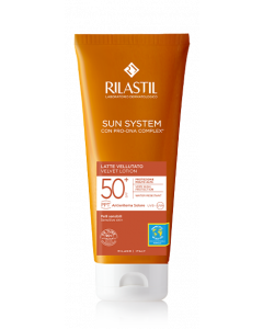 Rilastil Sun System Velvet Lotion Spf50 200ml Αντηλιακό Γαλάκτωμα για Πρόσωπο & Σώμα για Ευαίσθητες Επιδερμίδες