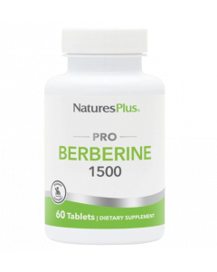 Nature's Plus Pro Berberine 1500mg 60tabs Συμπλήρωμα Διατροφής για την Υποστήριξη των Υγιών Επιπέδων Σακχάρου 