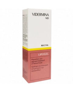 Epsilon Health Vidermina MD Rectal Lipogel 30ml Λιπογέλη για την Πρόληψη & Επικουρική Αντιμετώπιση των Αιμορροΐδων 