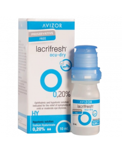 Avizor Lactifresh Ocu-Dry 0.20% 10ml Οφθαλμικές Σταγόνες για την Ξηροφθαλμία